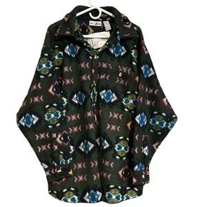 Blazer Men’s Vintage Southwestern Printed Fleece shirt  Jacket  shacket  NWT